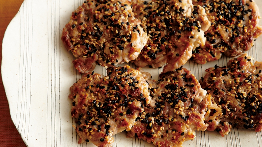 豚こまの重ね焼き