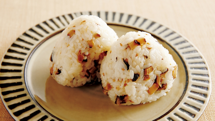 しいたけおむすび