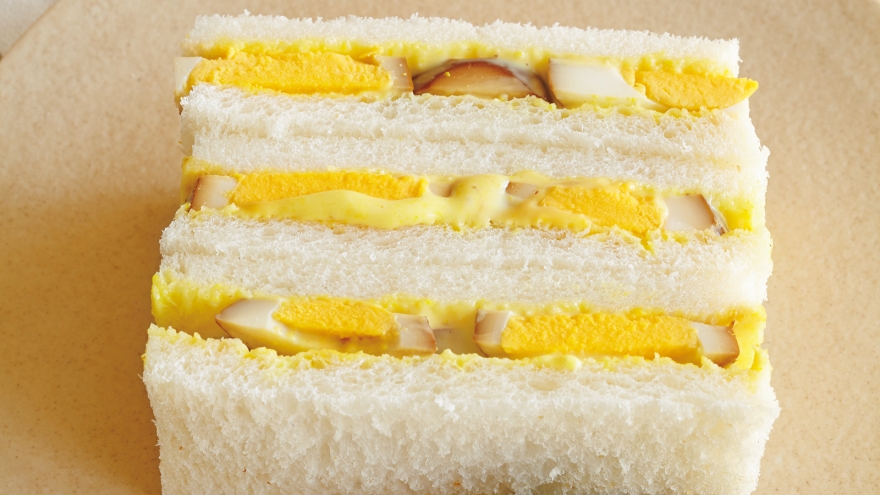 ウスター卵のサンドイッチ