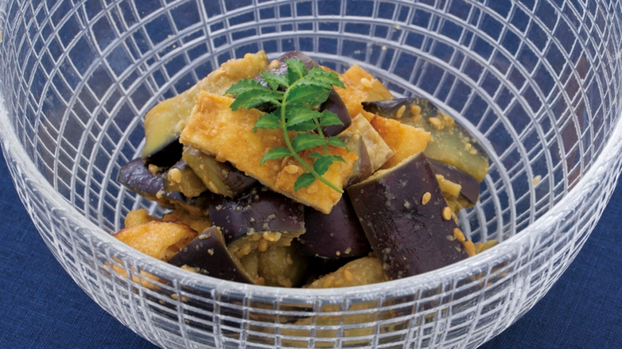 なすのごまからしあえ