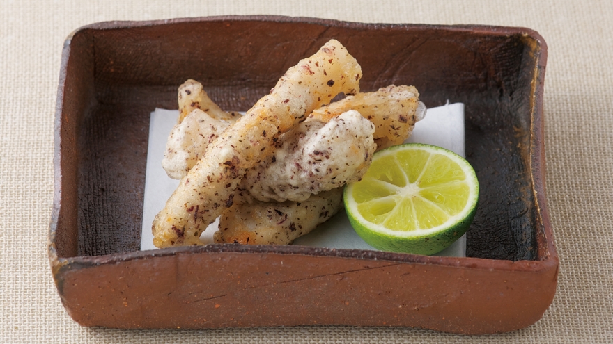 豚肉の赤じそ天