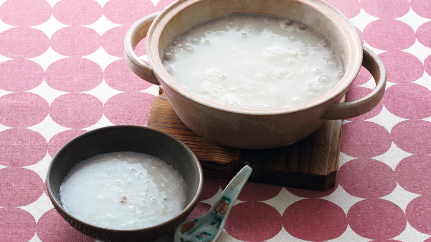 スタミナ中国風朝がゆ