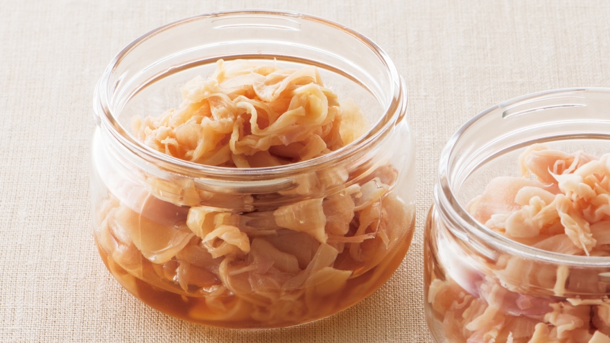 新しょうがの甘酢漬け