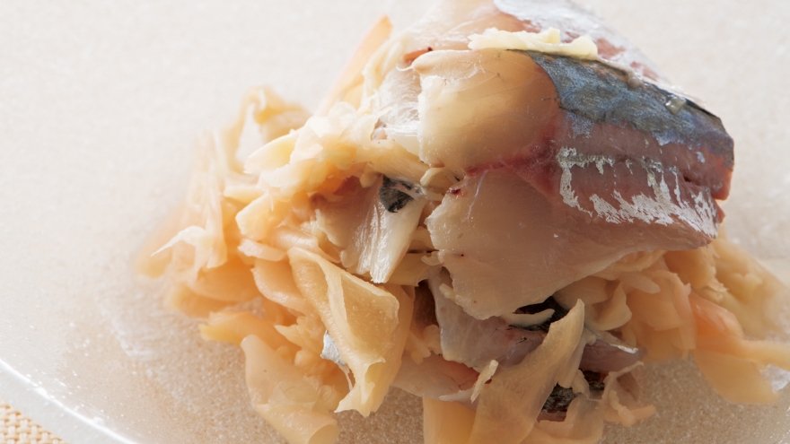 あじの甘酢新しょうがあえ