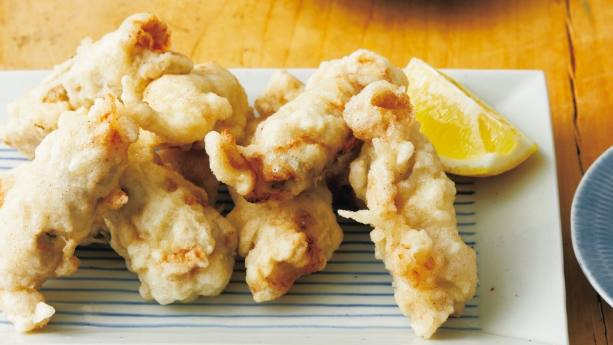 ゴーヤーの肉巻き天ぷら