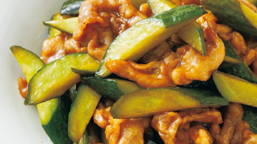 きゅうりと豚肉の甘酢炒め レシピ 河野 雅子さん みんなのきょうの料理 おいしいレシピや献立を探そう