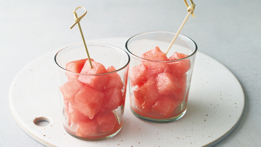 すいかのジンジャーマリネ