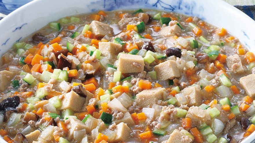 高野豆腐の中国風うま煮