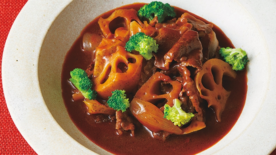 れんこんビーフシチュー