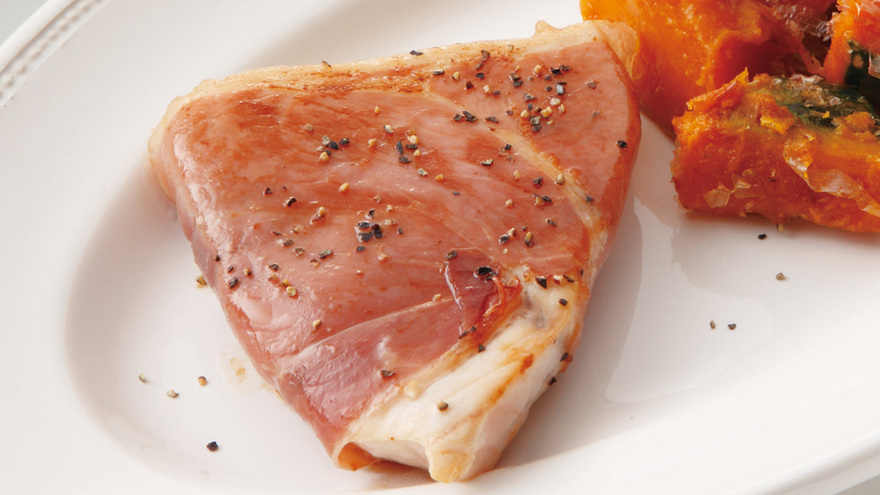 かじきの生ハムロール