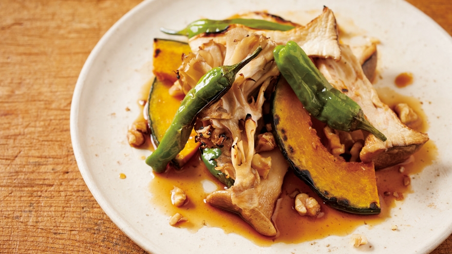 きのこのグリルサラダ