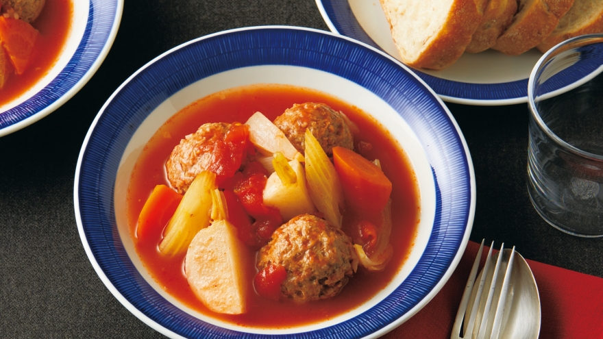 ミートボールのトマト煮