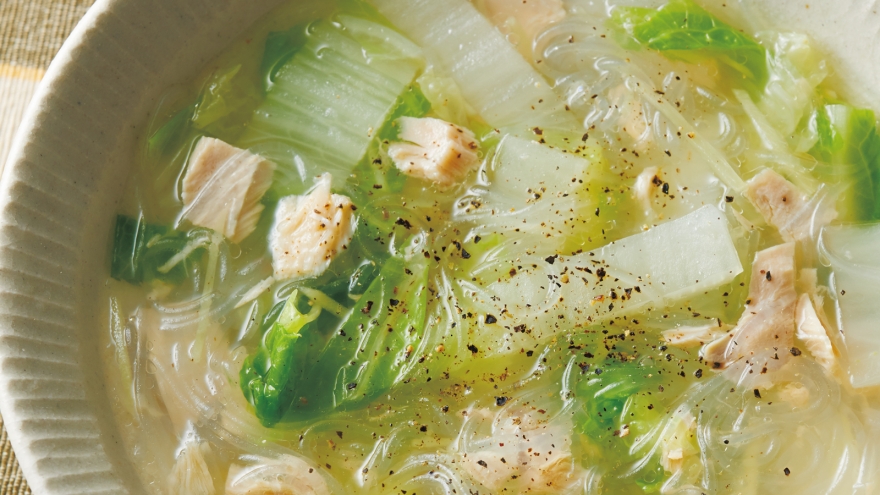 白菜とツナのスープ レシピ 河野 雅子さん みんなのきょうの料理 おいしいレシピや献立を探そう