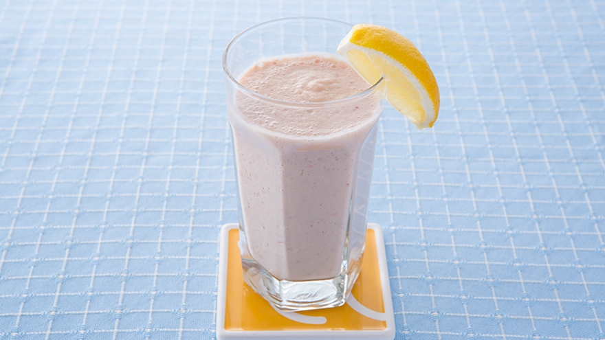 レシピ画像 元のページ トマトヨーグルトドリンク レシピ 講師は竹内 冨貴子さん 使える料理レシピ集 みんなのきょうの料理 Nhkエデュケーショナル