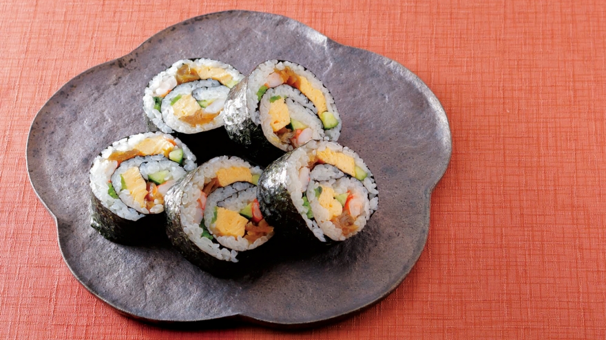 福神漬けの太巻き