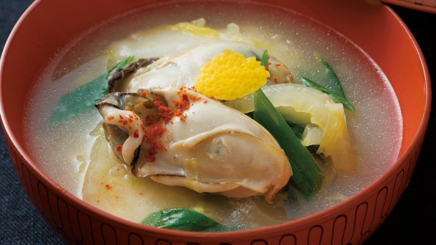 かきと白菜のトロッと煮