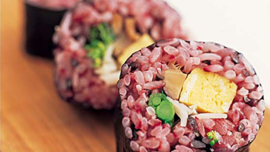 黒米ののり巻き