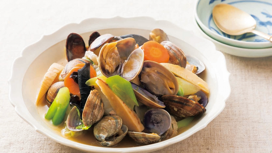 あさりの八宝菜