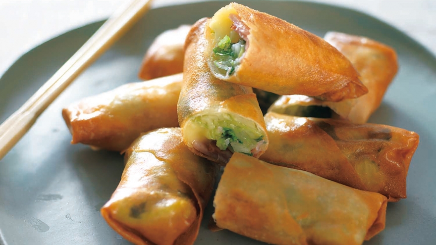 セロリの春巻