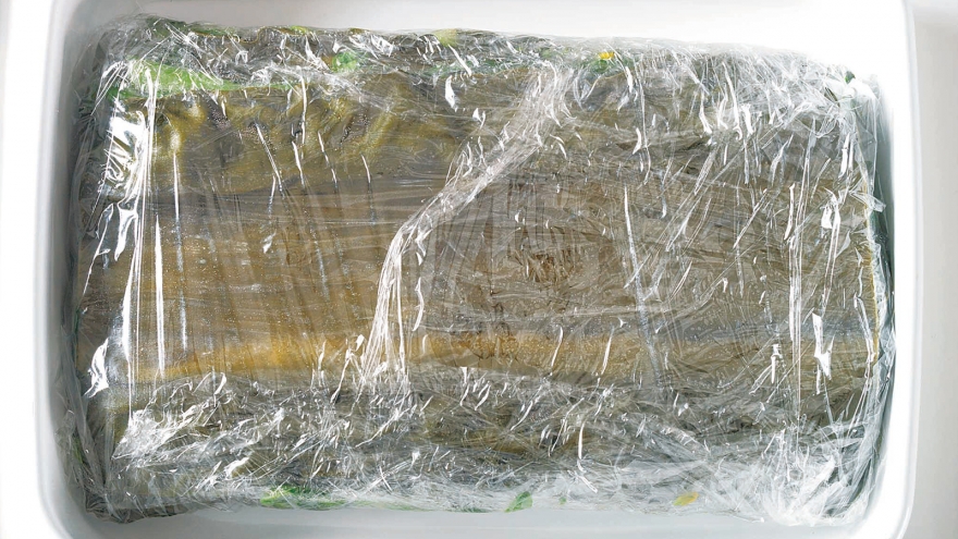 菜の花の昆布じめ