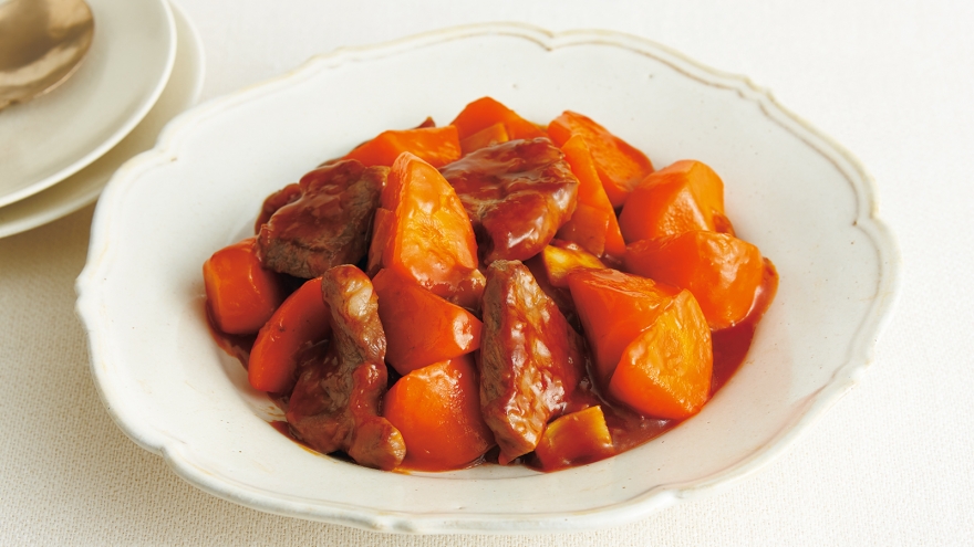 春にんじんの酢豚風