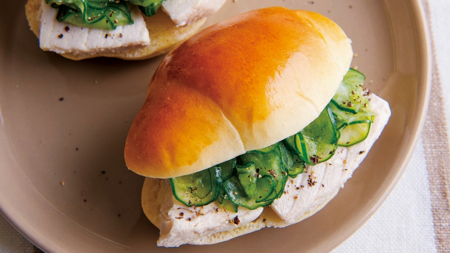 手づくりツナ＆きゅうりのサンド