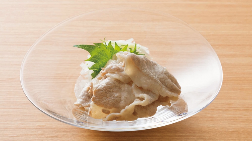 豚しゃぶのたまねぎドレッシング