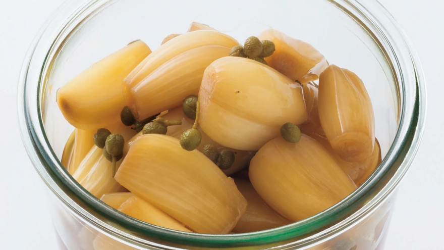 らっきょうの実ざんしょう漬け