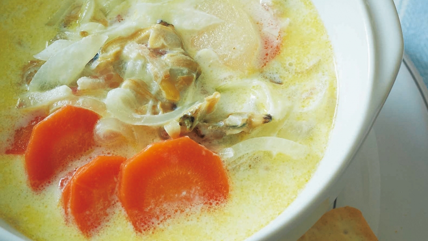 クラムチャウダー