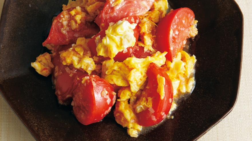 トマトと卵の炒め物 レシピ 河野 雅子さん みんなのきょうの料理 おいしいレシピや献立を探そう