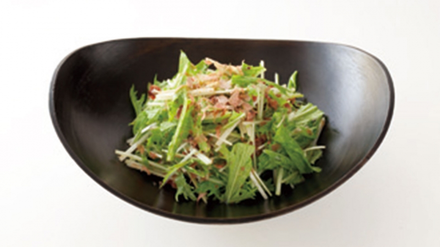 水菜の梅おかか