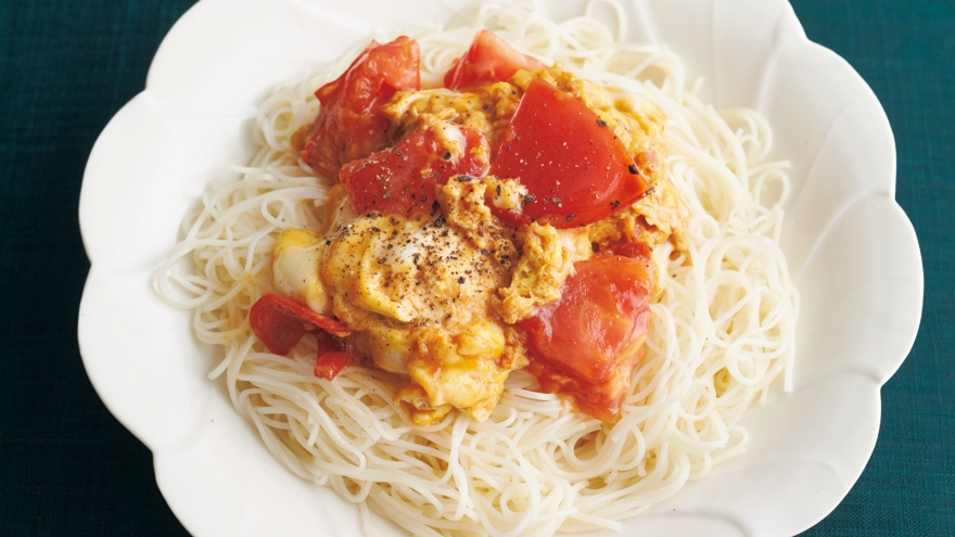 トマ卵のっけそうめん レシピ 藤野 嘉子さん みんなのきょうの料理 おいしいレシピや献立を探そう