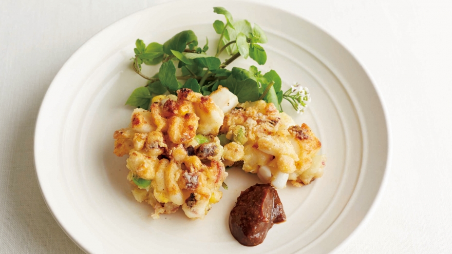 いがめんち バルサみそソース