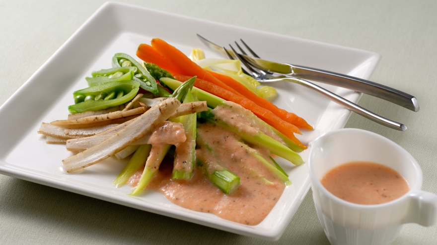 春野菜の温サラダ