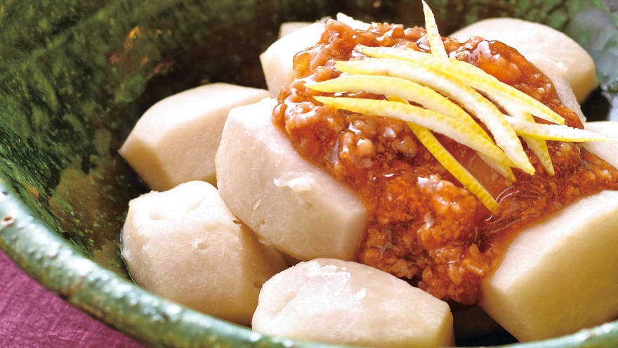 里芋のそぼろあんかけ