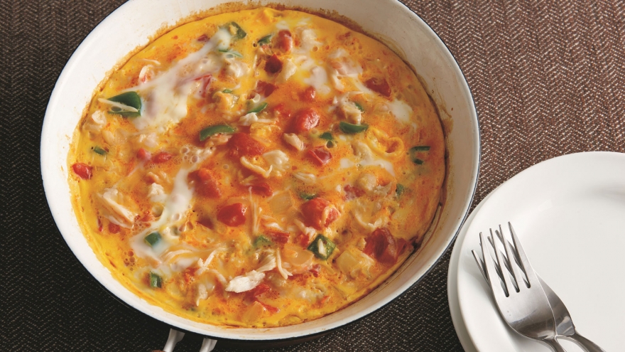 オープンオムレツ