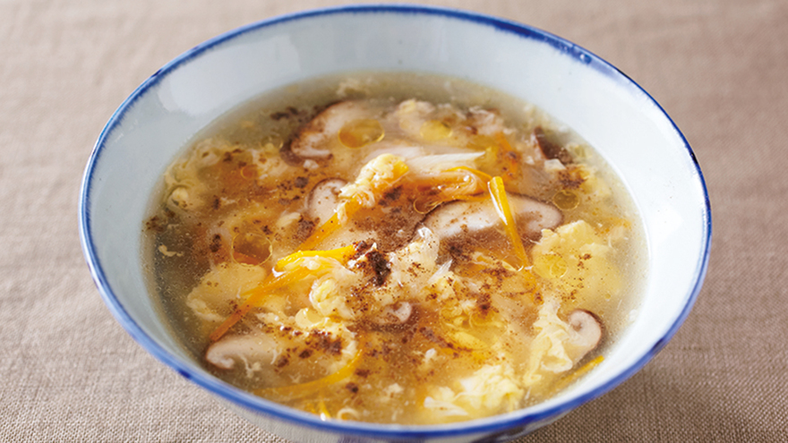 せん切り野菜のスープ