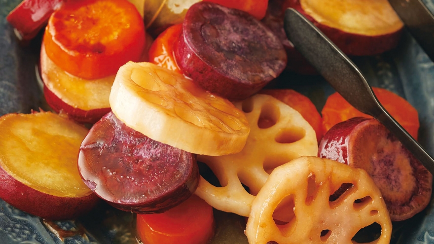 カラフル野菜のグラッセ