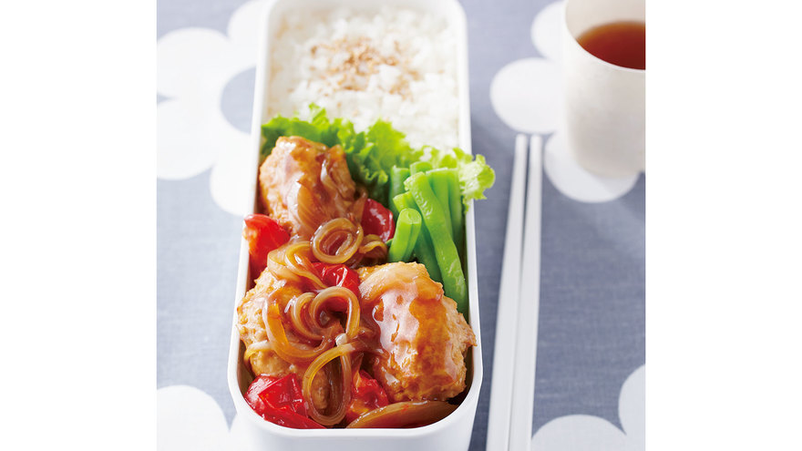 肉だんごの甘酢あんかけ弁当