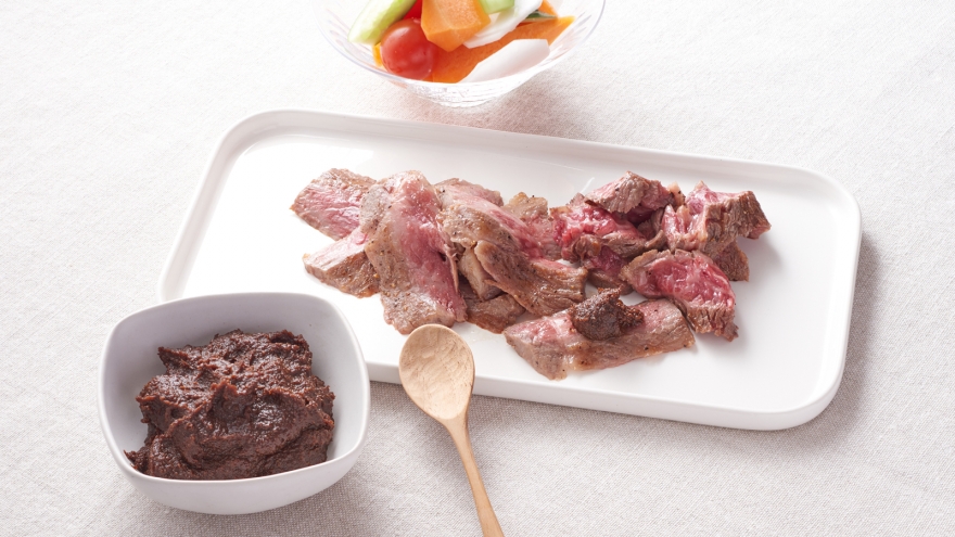 おからパウダーの“みそだれ”