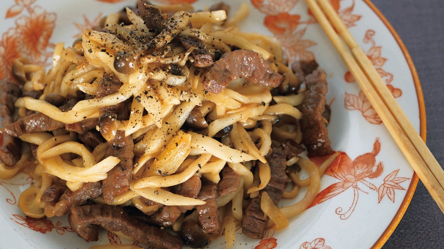 大根のチンジャオロースー風