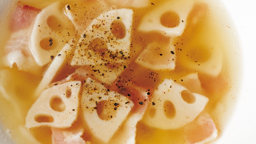 れんこんのスープ