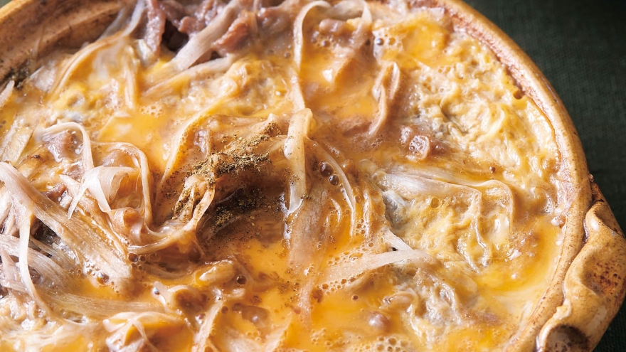 牛肉の柳川もどき