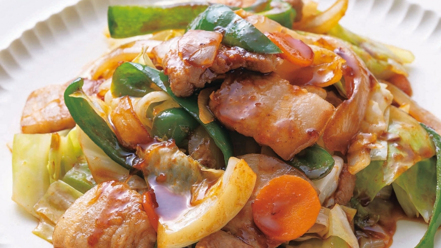 野菜のピリ辛炒め