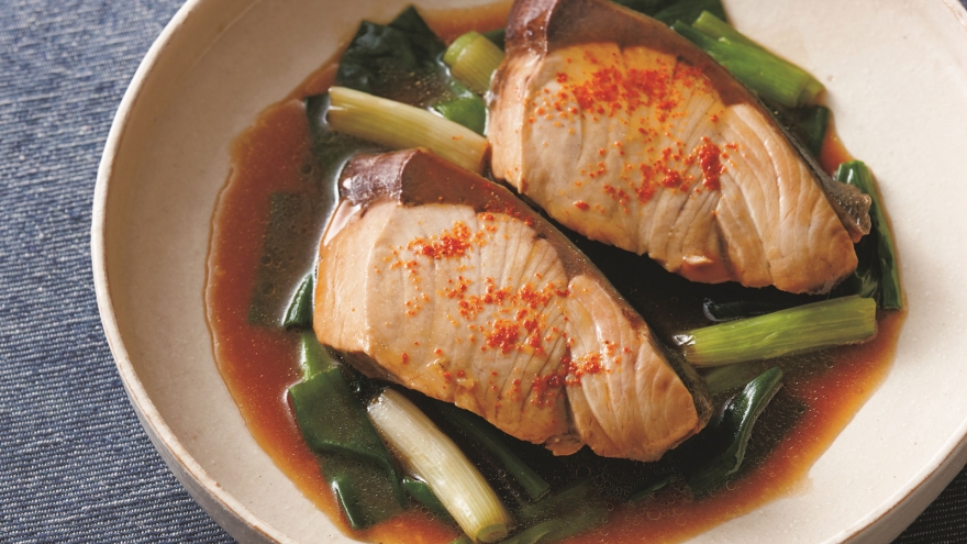 ぶりのオイスターソース煮