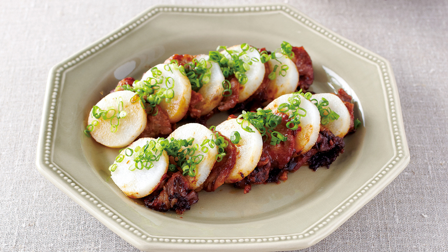 豚肉と長芋の中国風蒸し