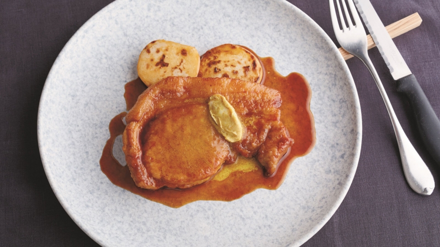 ポークソテー カレーバター風味