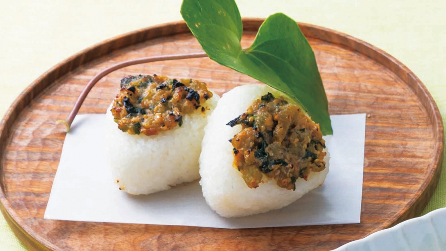 ふきみその焼きおにぎり