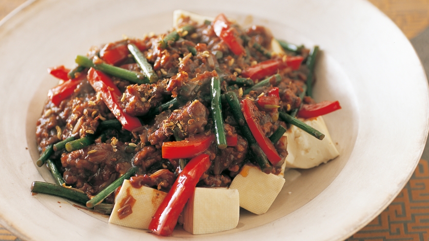 マーボーかけ豆腐