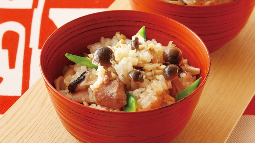 まるで炊き込みきのこご飯